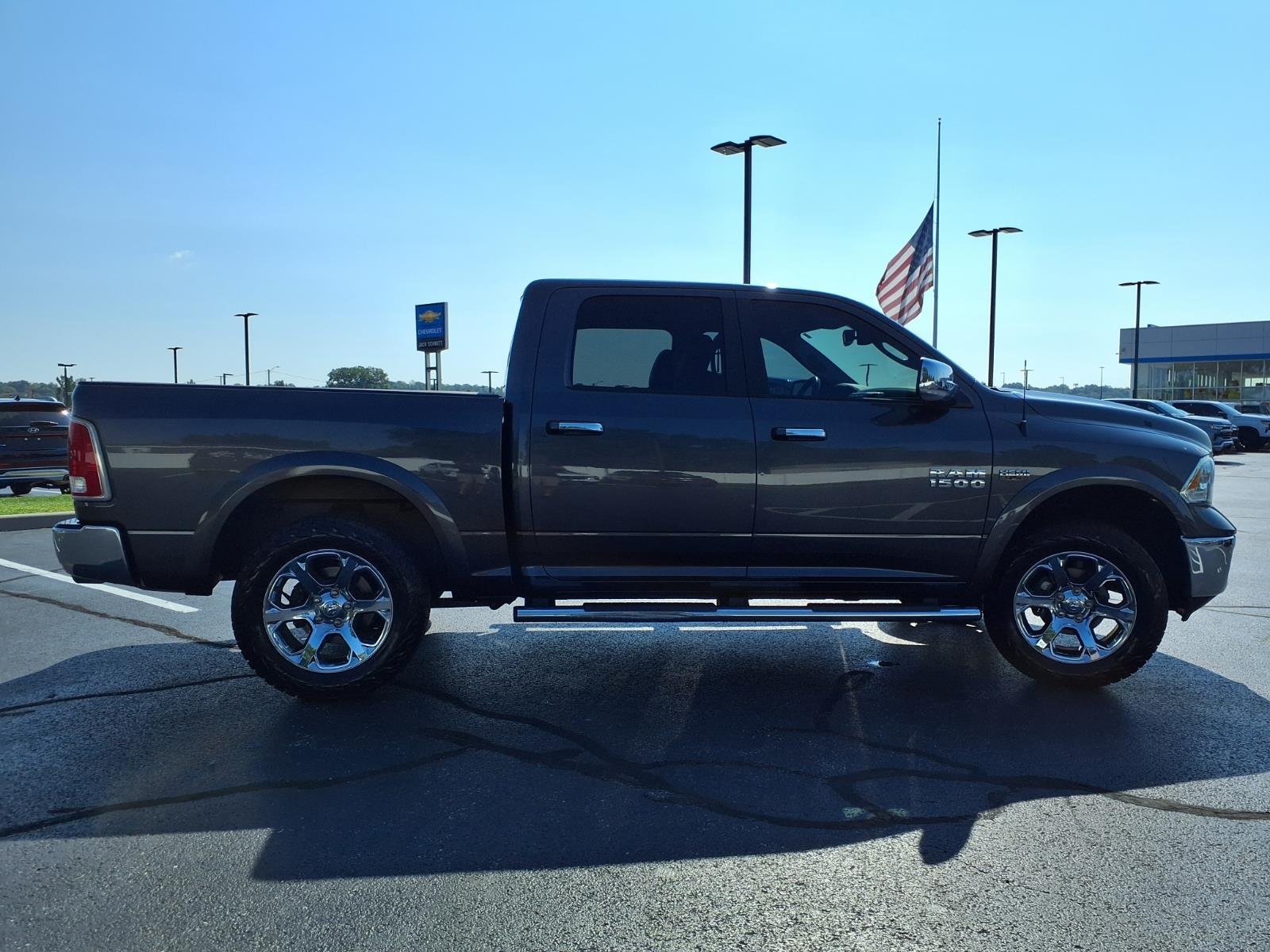 Used 2017 Gray Ram Laramie Crew Cab 4x4 5
