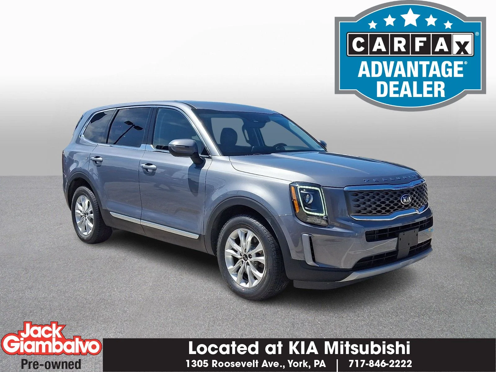 Used 2020 Silver Kia LX image 1