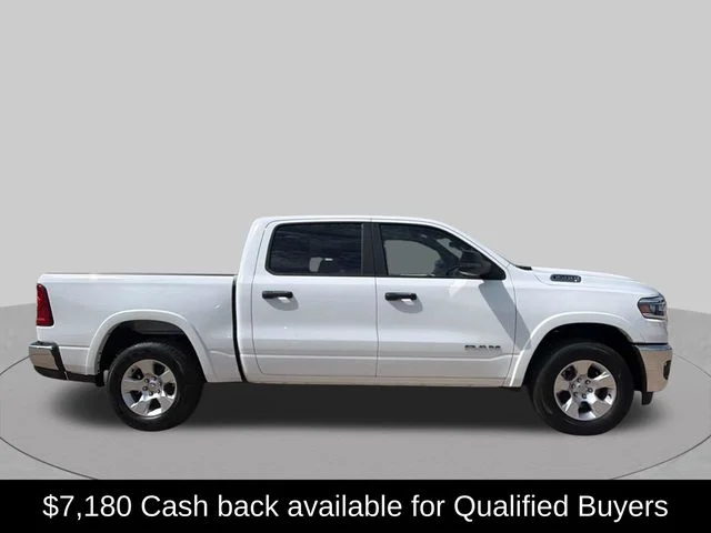 New 2026 Bright White Clear-Coat Exterior Paint RAM Big Horn/Lone Star image 2