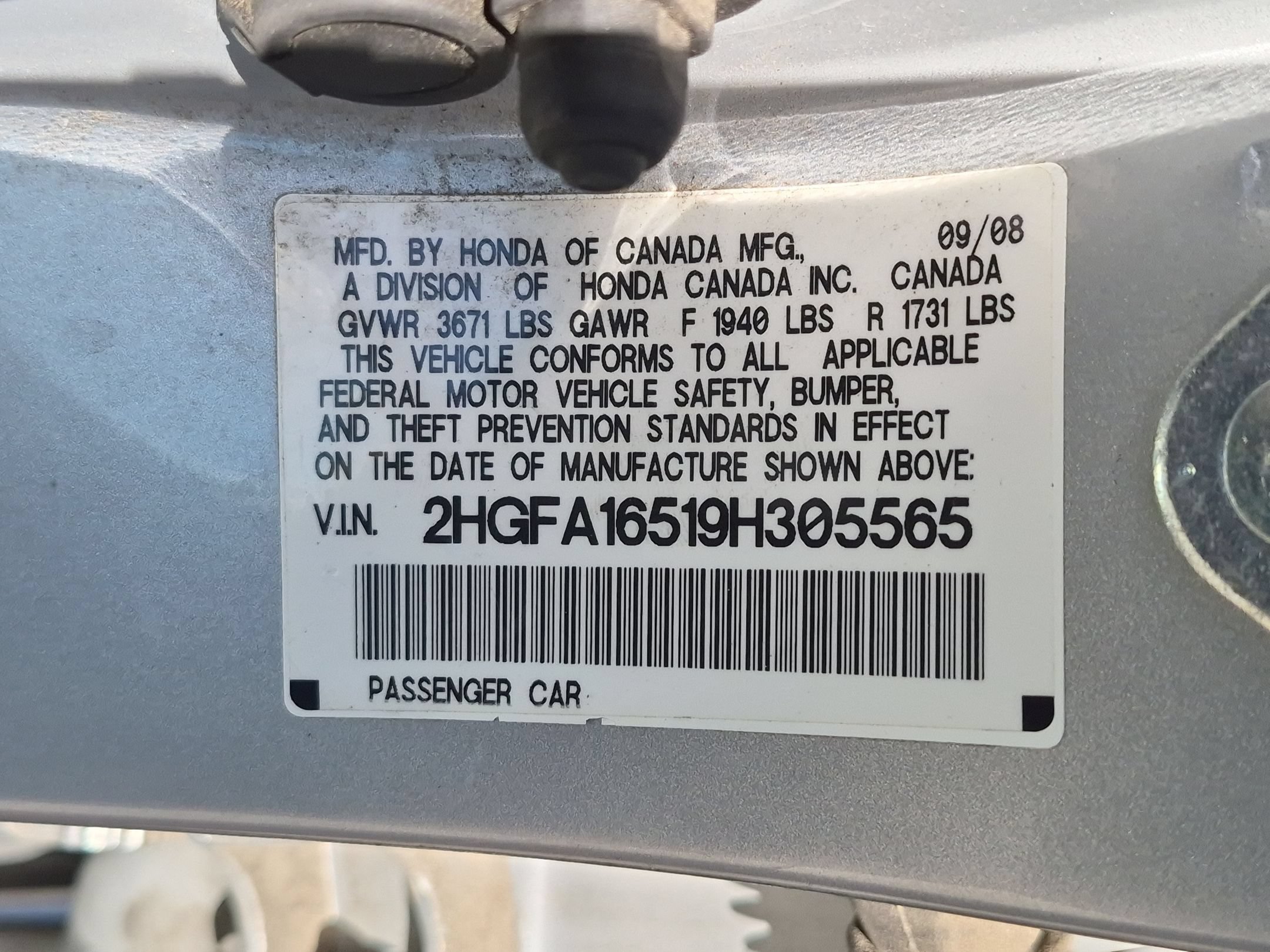 Used 2009 Silver Honda LX image 28