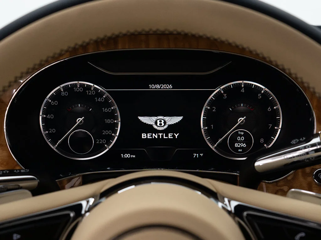 Certified Used 2023 Blue Crystal Bentley Azure Convertible image 36