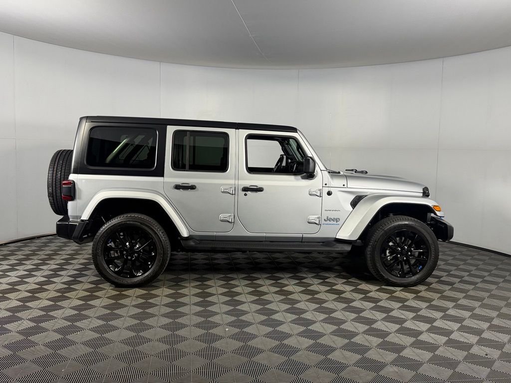 Certified Used 2023 Silver Jeep Sahara 4xe image 5