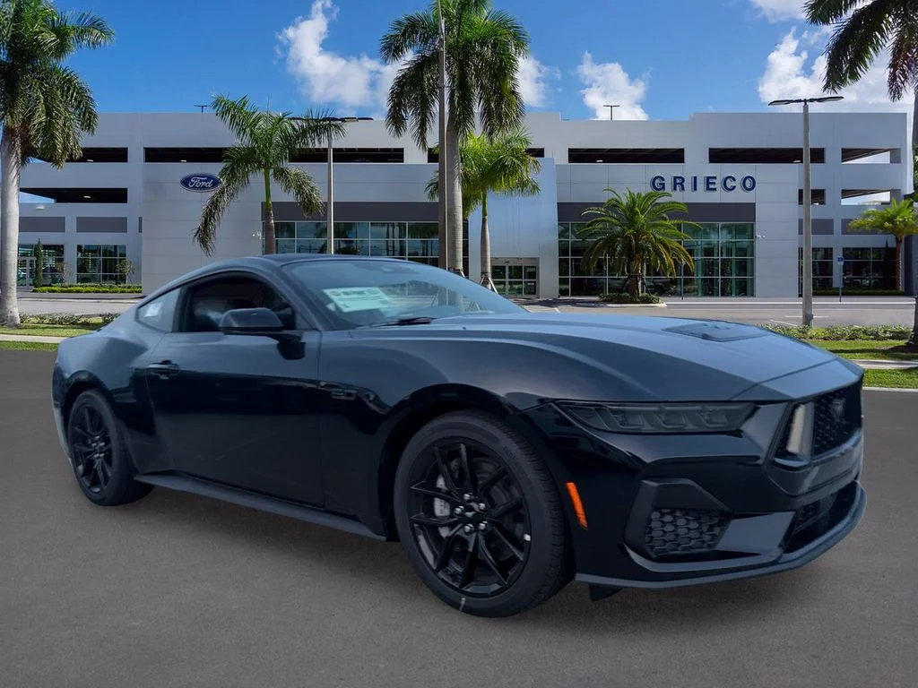 New 2026 Shadow Black Ford GT Premium Fastback image 1