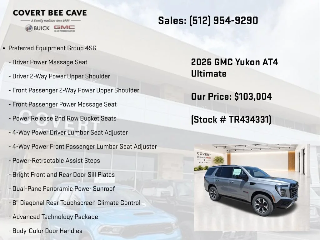 New 2026 GMC Yukon AT4 Ultimate, photo 2