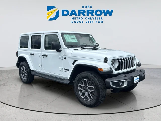 New 2026 Bright White Clear-Coat Exterior Paint Jeep Sahara image 7