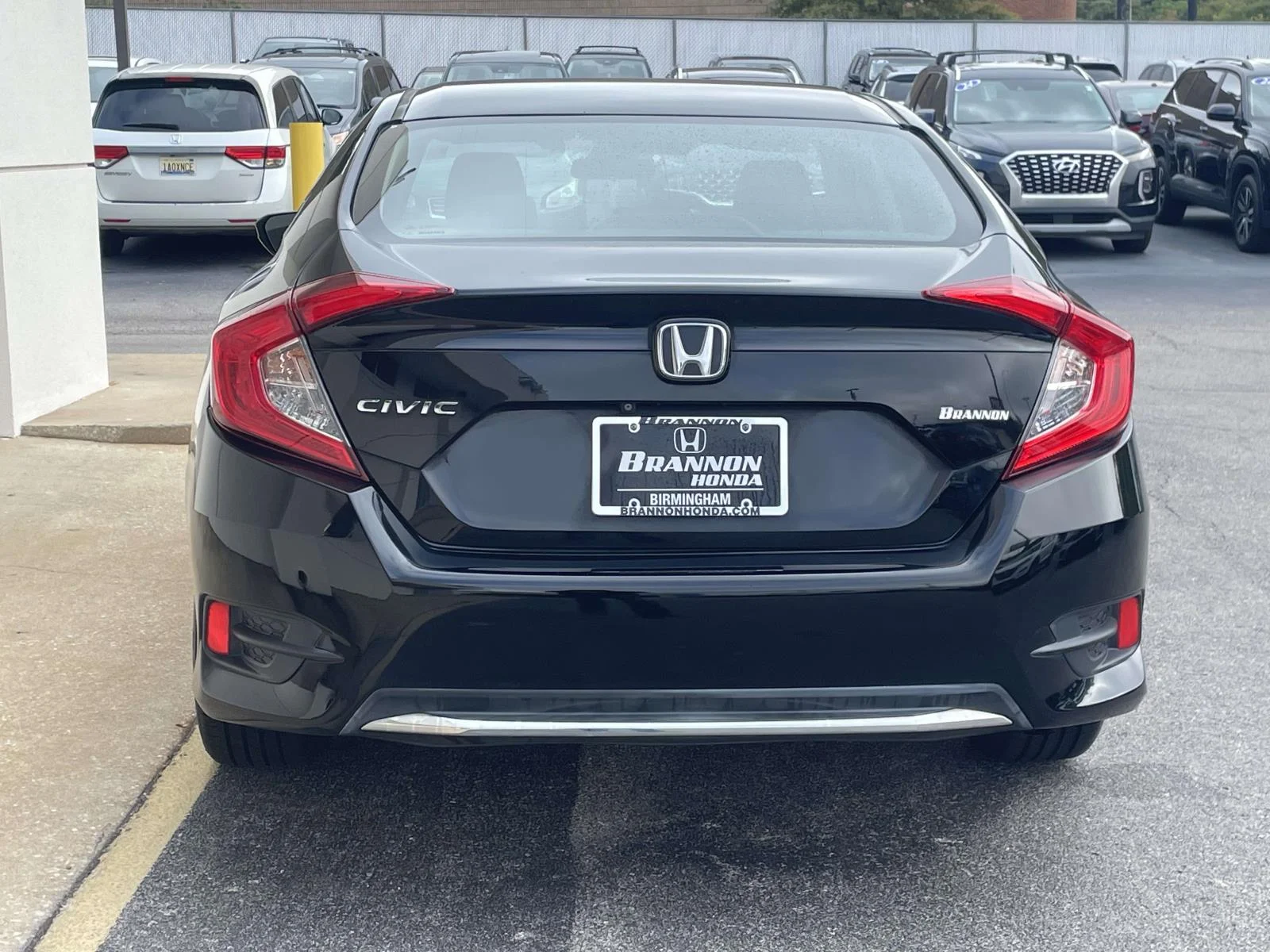 Used 2019 Crystal Black Pearl Honda LX CVT image 3