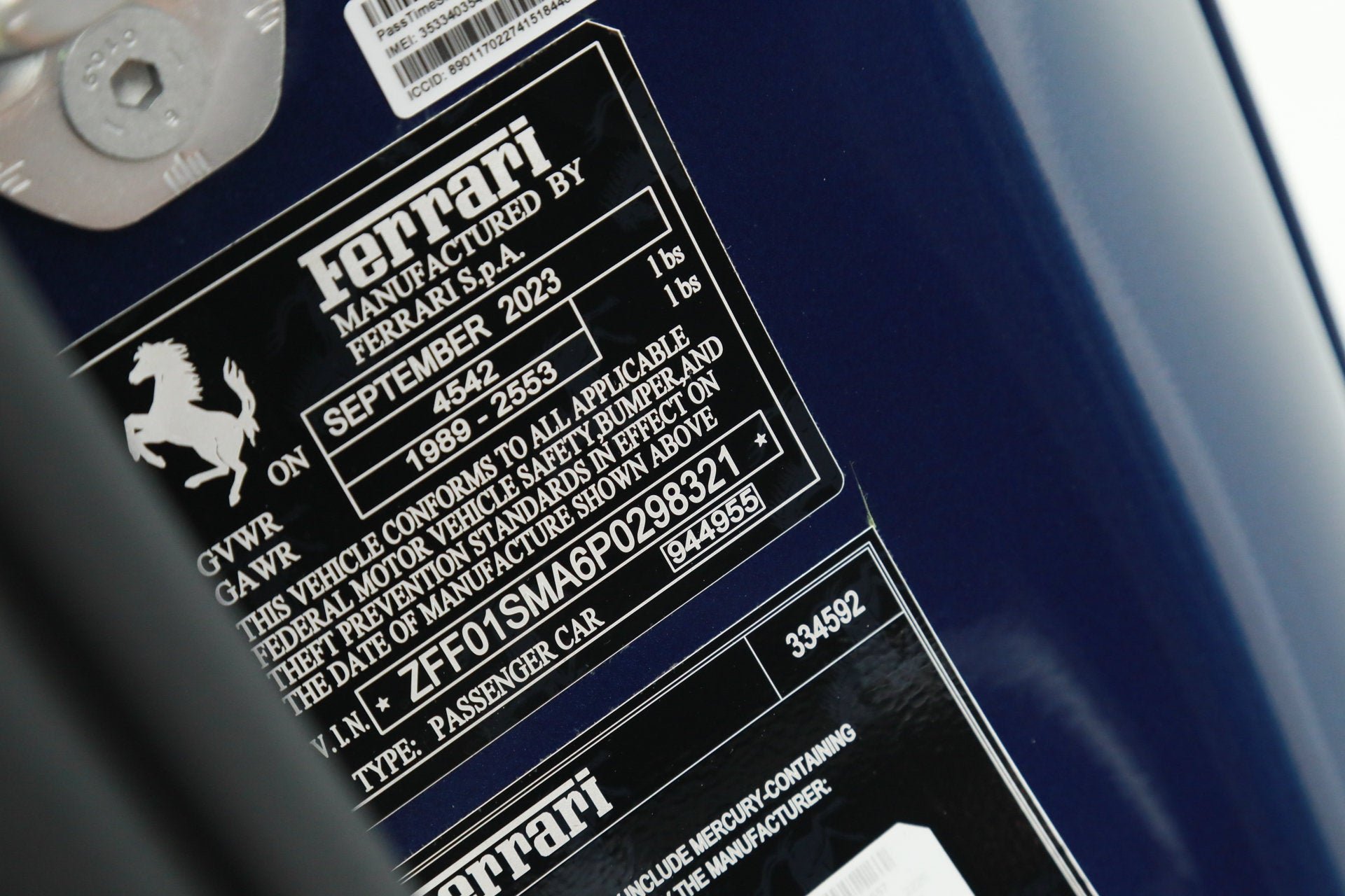 Used 2023 Blue Ferrari  image 44