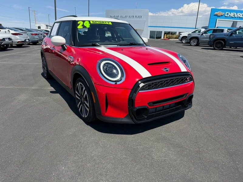Used 2024 Chili Red MINI Cooper S image 1