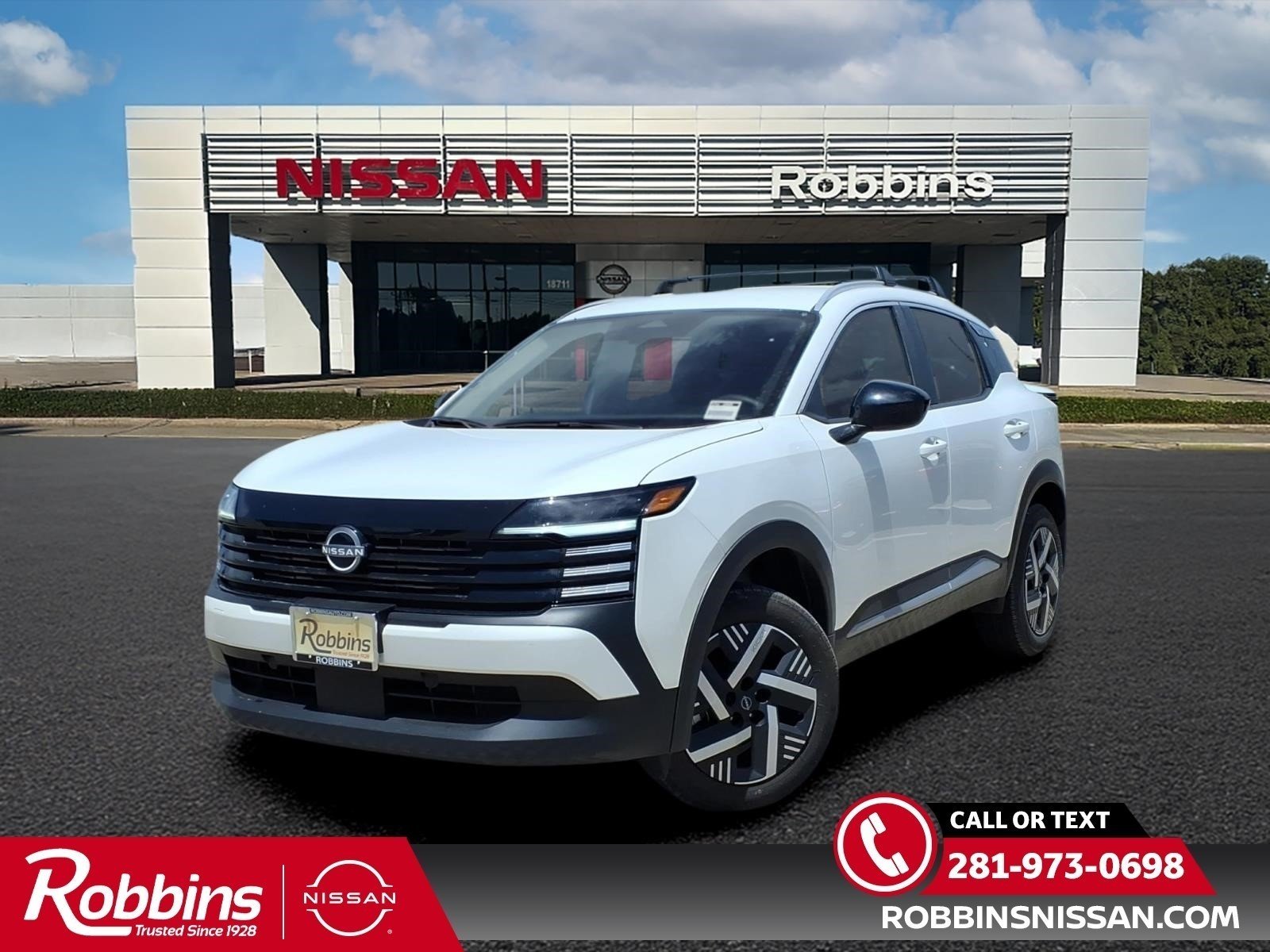 2026 Nissan Kicks SV White at Robbins Nissan