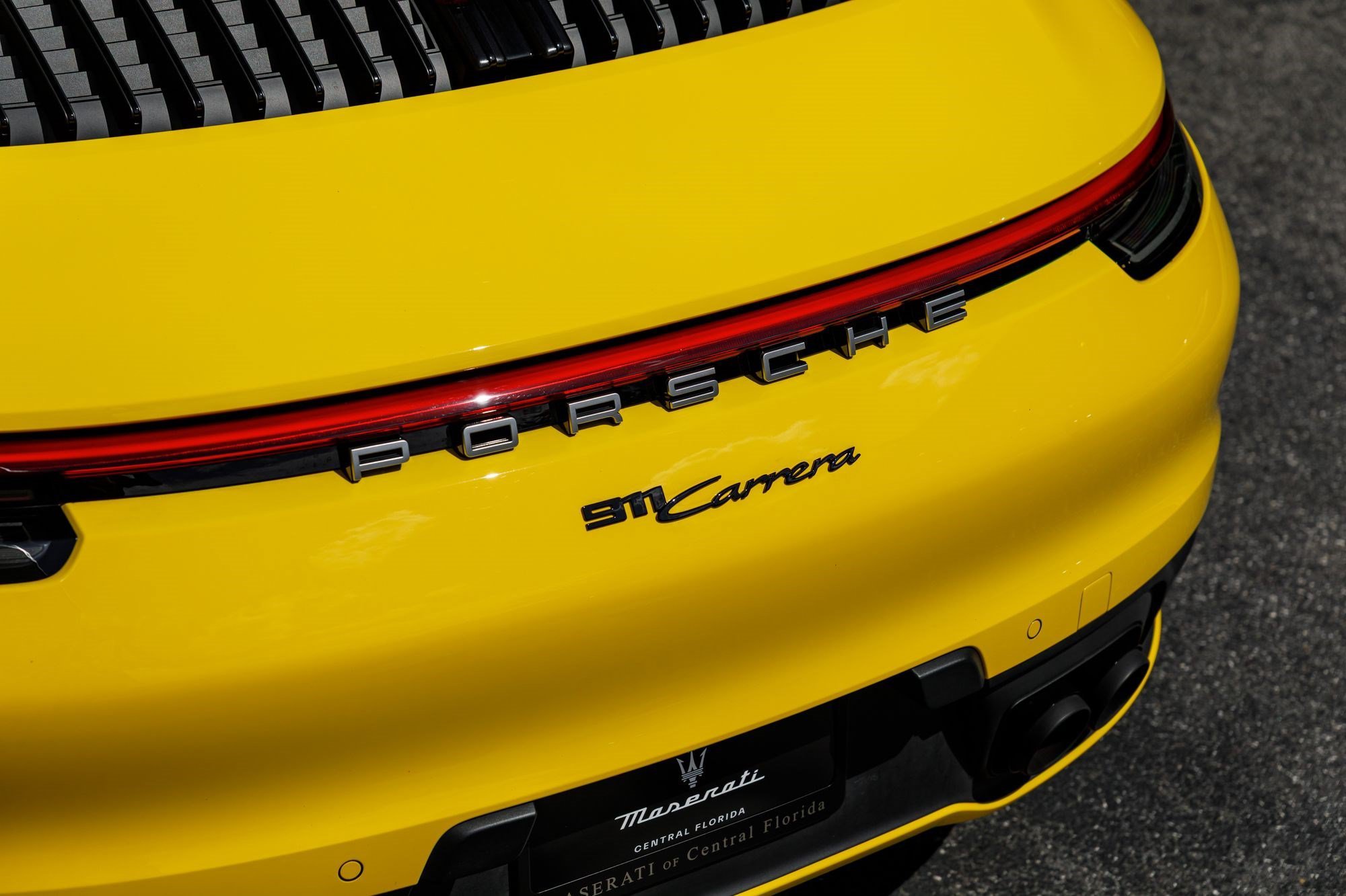 Used 2022 Racing Yellow Porsche Carrera image 32