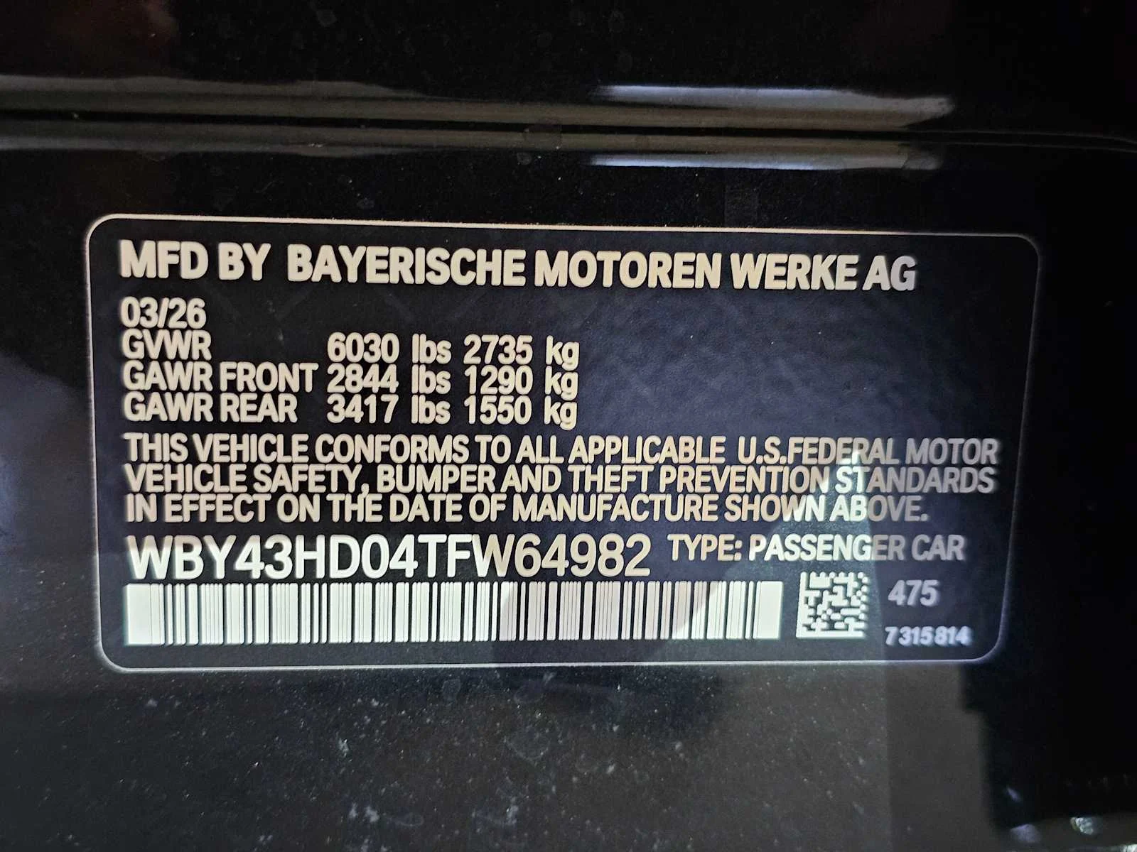 New 2026 Black Sapphire Metallic BMW xDrive40 image 42