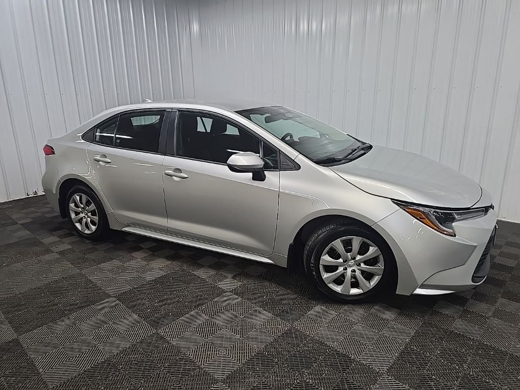Used 2023 Classic Silver Metallic Toyota LE image 1