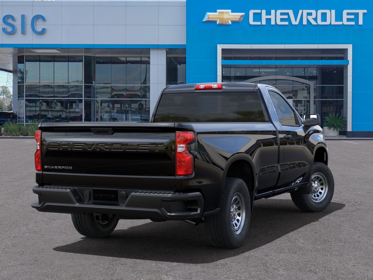 2025 Chevrolet Silverado 1500 WT Black at Classic Elite Chevrolet Hwy 6