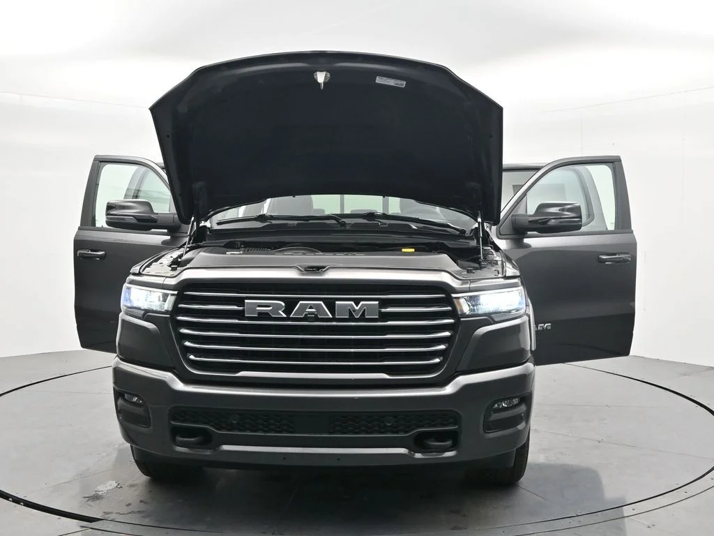 New 2026 Granite Crystal Metallic Clear-Coat Exterior Paint RAM Laramie image 45
