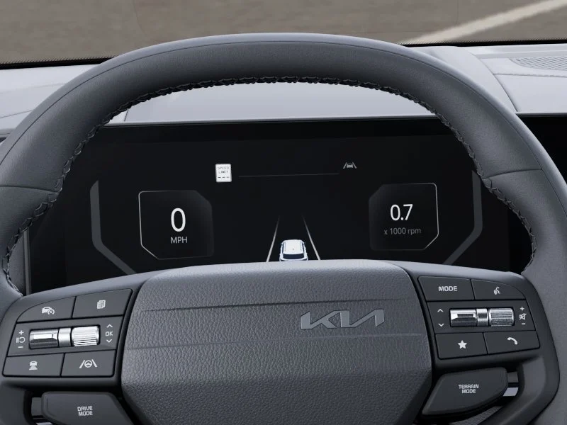 New 2027 Glacial White Pearl / Black Ro Kia X-Line image 21