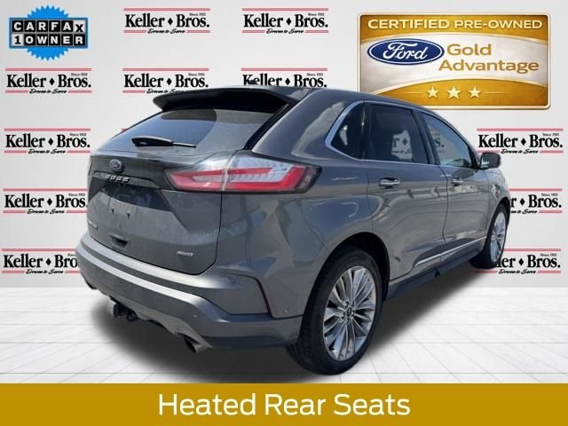 Certified Used 2021 Carbonized Gray Metallic Ford Titanium image 8