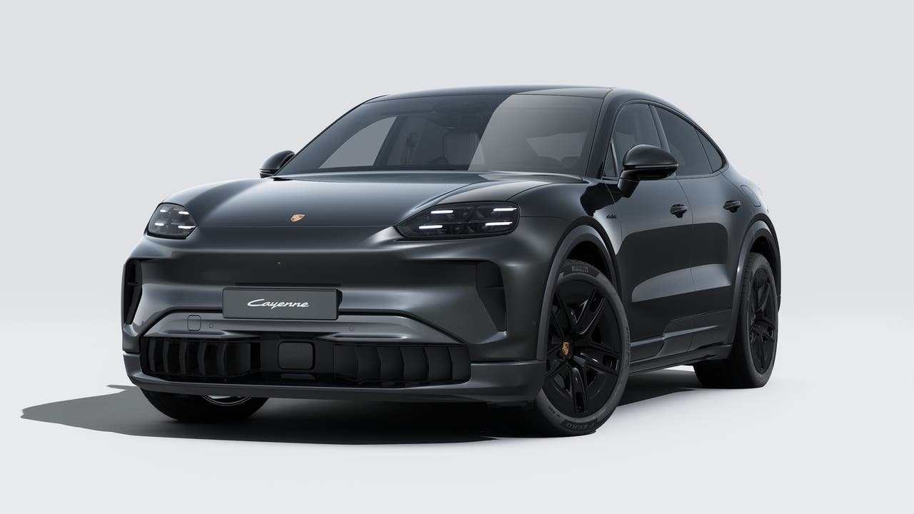 New 2026 Chromite Black Metallic Porsche Coupe Electric image 1