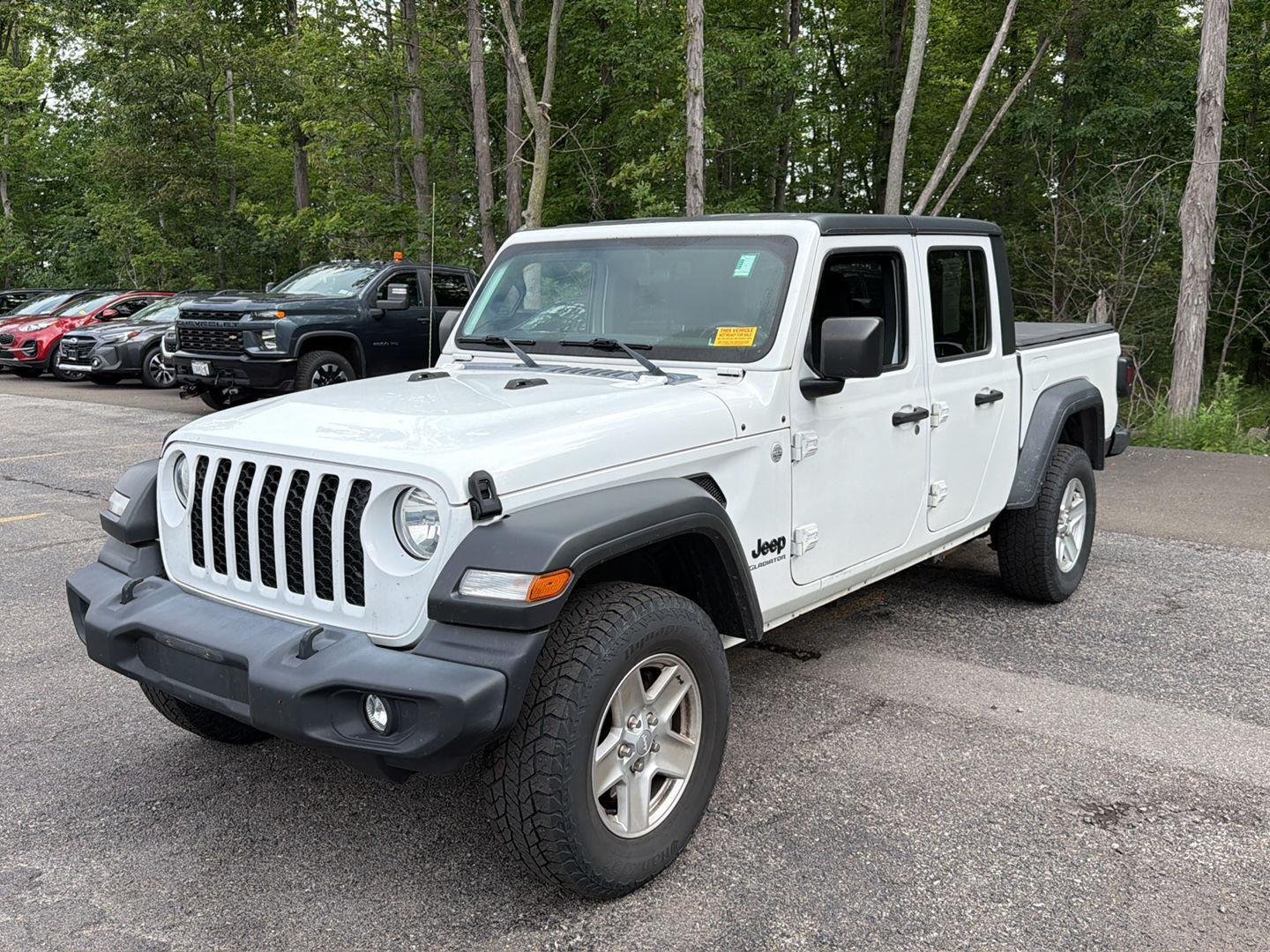 Used 2020 Bright White Clearcoat Jeep Sport S image 12