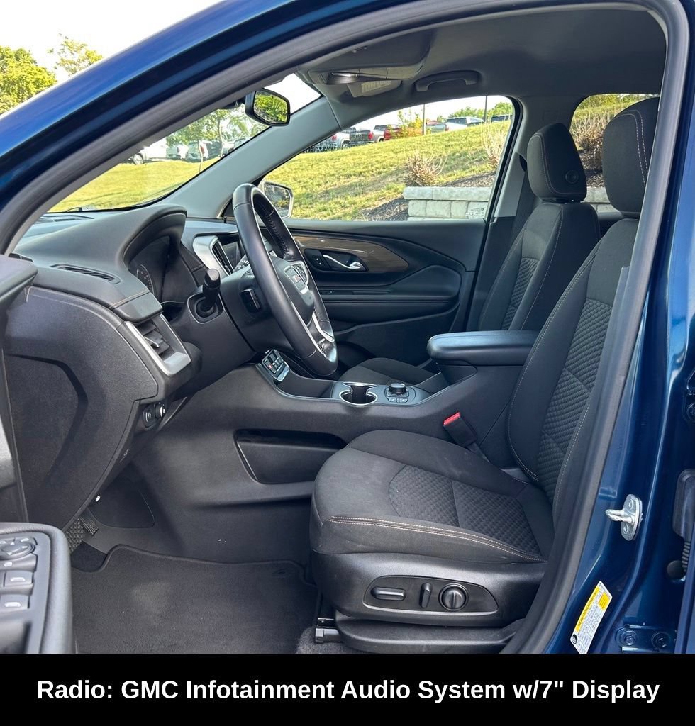 Certified Used 2021 BLUE EMERALD METALLIC GMC SLE image 19