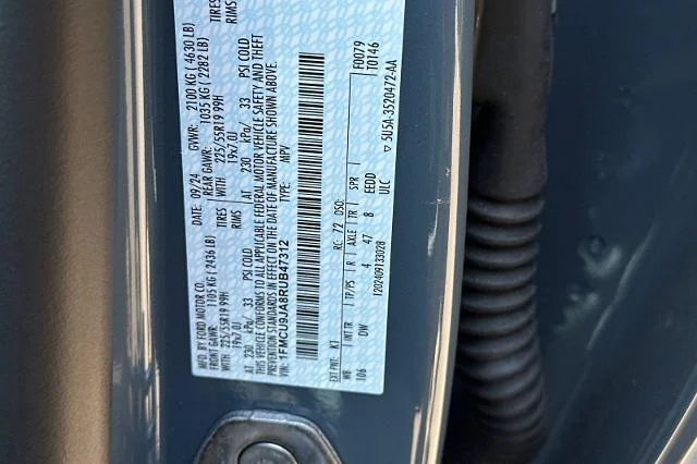 New 2024 Vapor Blue Metallic Ford Platinum image 51