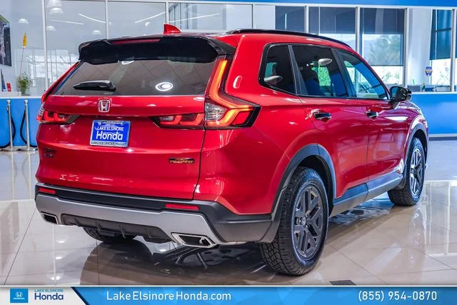 New 2026 Radiant Red Metallic Honda AWD TrailSport Hybrid image 9
