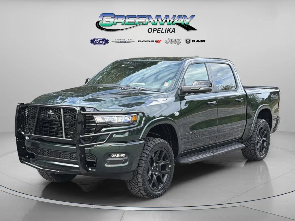 New 2026 Serrano-Green Metallic Exterior Paint RAM Laramie image 5