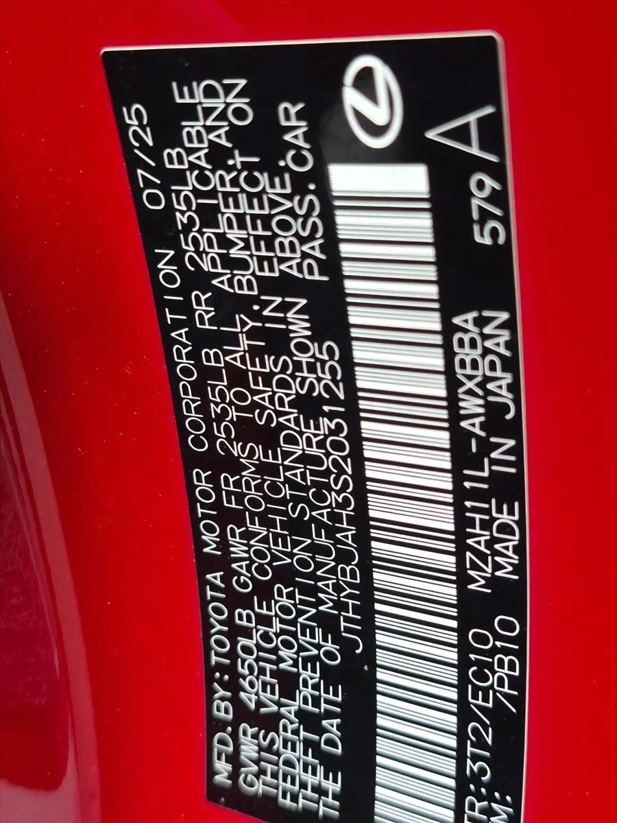 Certified Used 2025 Redline Lexus UX 300h Premium image 15