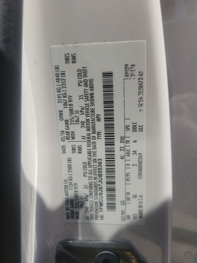 Used 2018 White Ford Titanium image 38