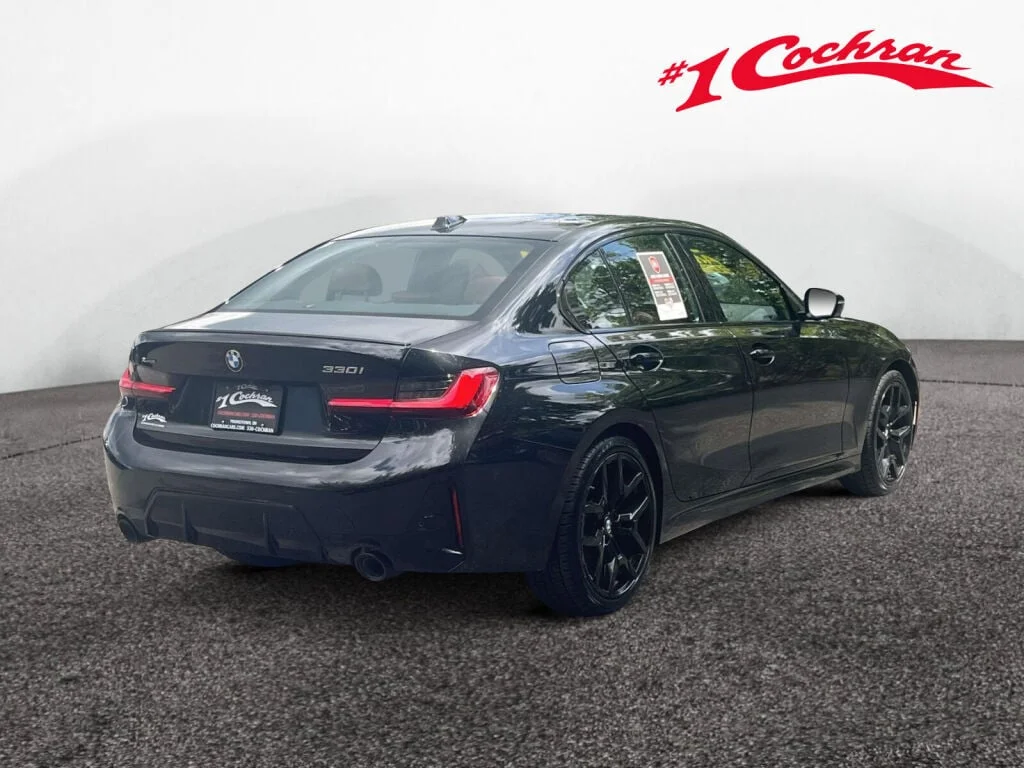 Certified Used 2025 Black Sapphire Metallic BMW 330i xDrive image 7