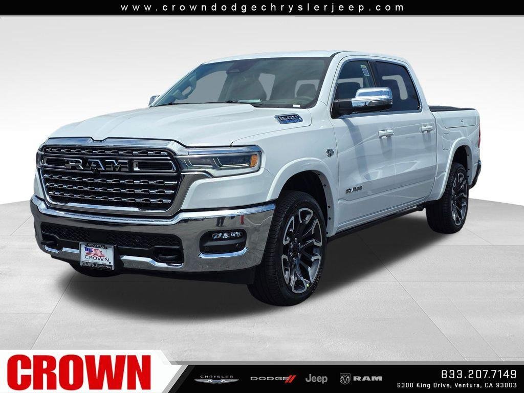 New 2026 Bright White Clear-Coat Exterior Paint RAM Limited Longhorn image 1