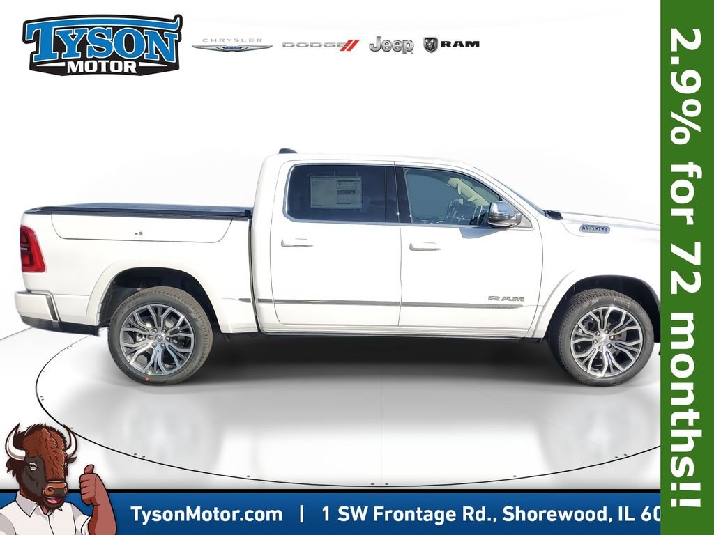 New 2026 Ivory White Tri-Coat Pearl-Coat Exterior Paint RAM Tungsten image 4