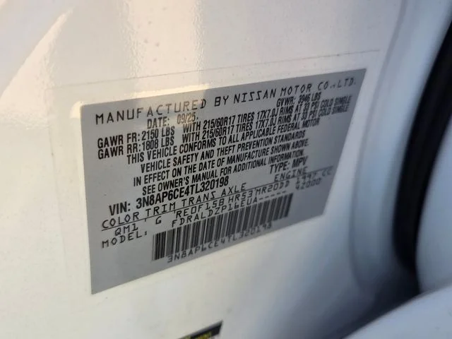 Used 2026 White Nissan SV image 18