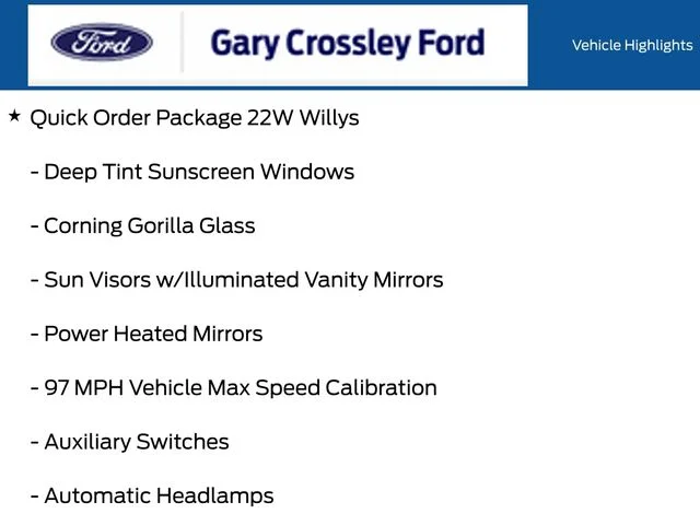 Certified Used 2025 Black Clearcoat Jeep Willys image 19
