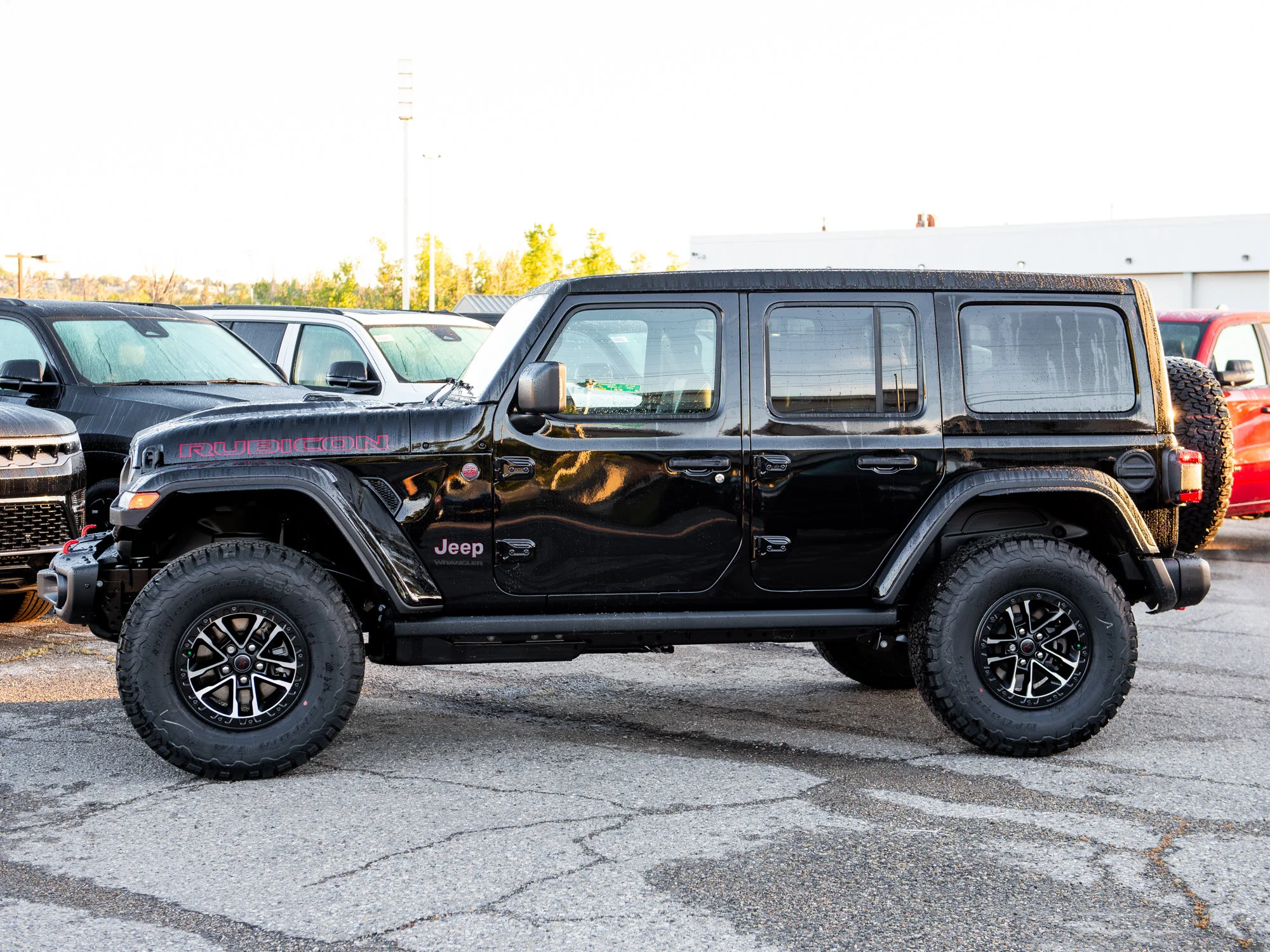 New 2027 Black Jeep Rubicon X* 4 Door 4x4, Sky 1 Touch Pwr Top, 35 Inch Tires, Nappa Leather image 4