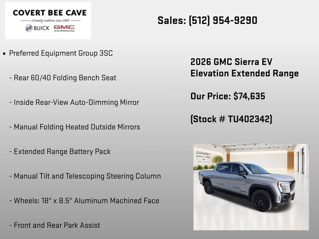 2026 GMC Sierra EV Elevation - Photo 7