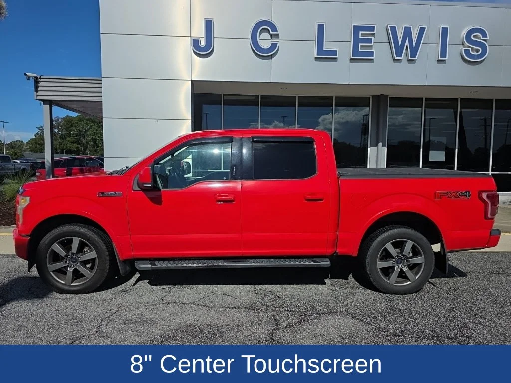 Used 2017 Race Red Ford Lariat image 4
