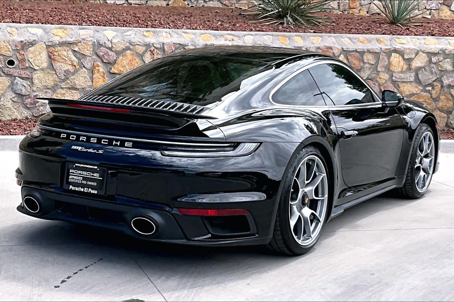 Certified Used 2024 Black Porsche Turbo S image 7