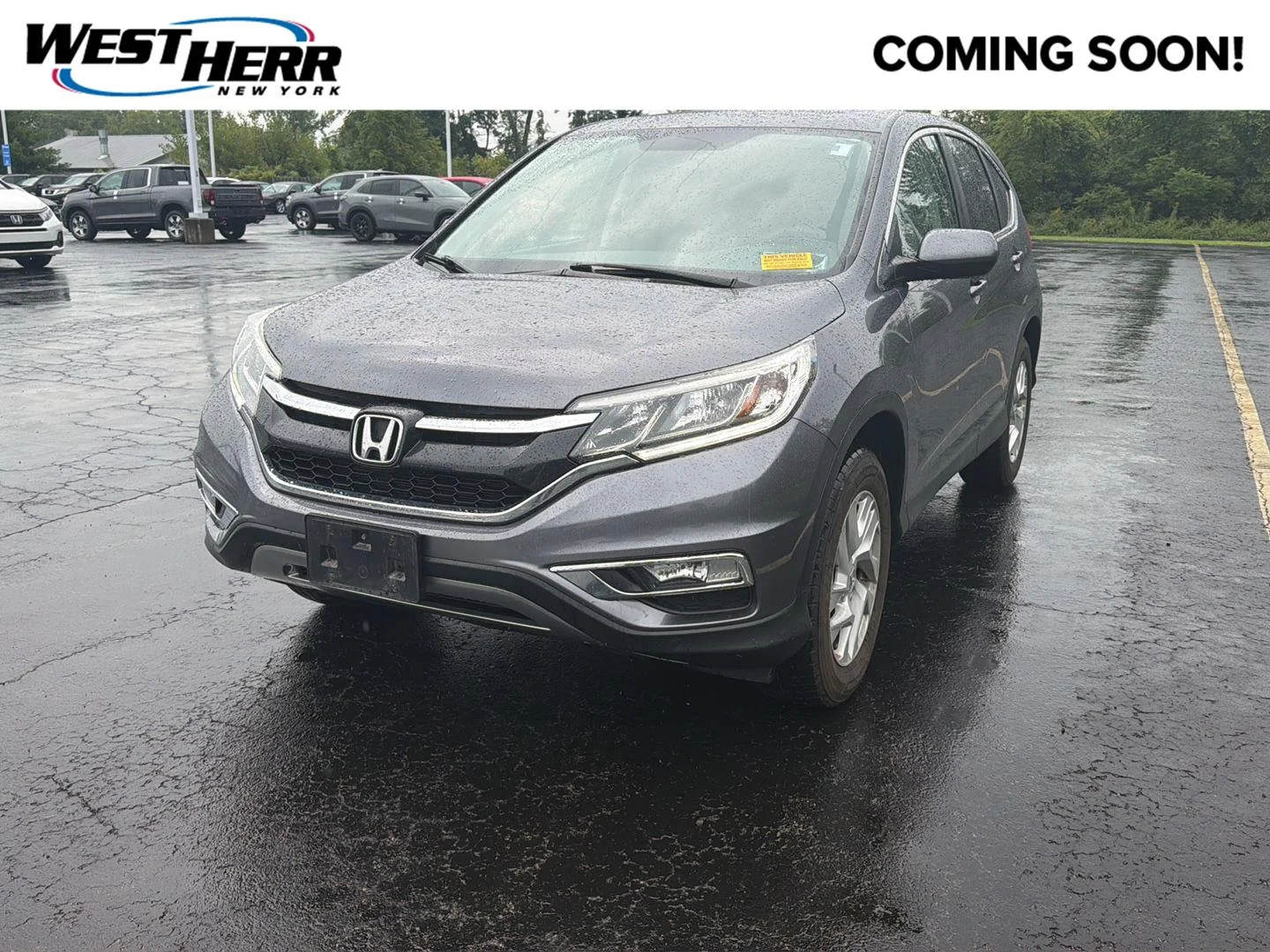Used 2016 Modern Steel Metallic Honda EX image 1