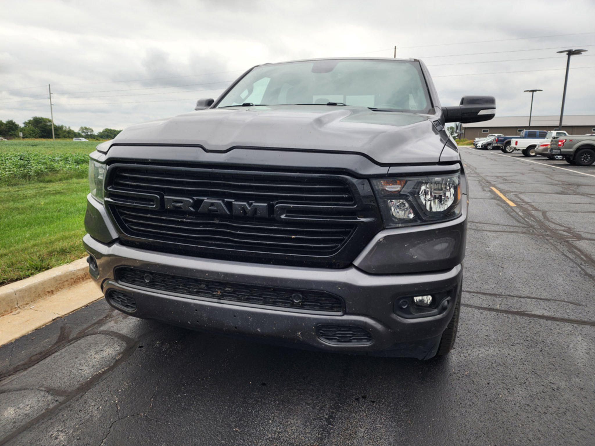 Used 2021 Granite Crystal Metallic Clearcoat Ram Big Horn image 2