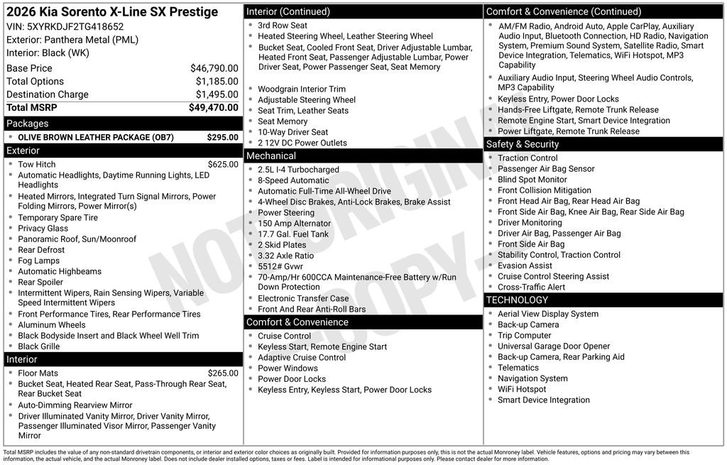New 2026 Gray Kia X-Line SX Prestige image 33