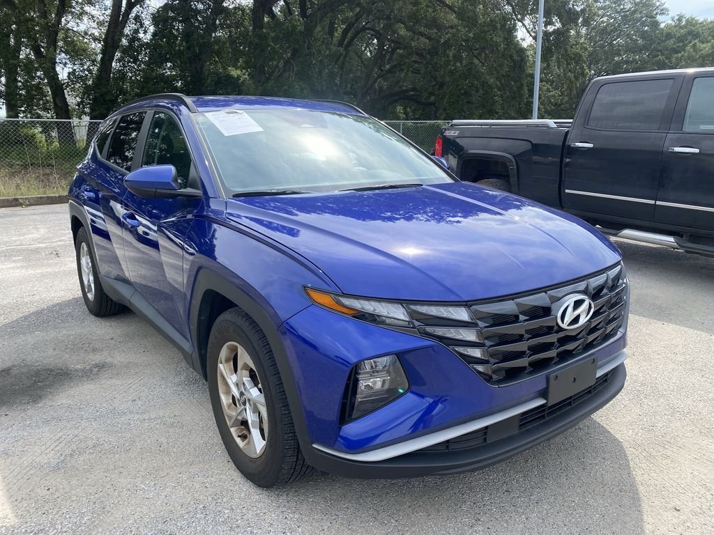 Certified Used 2024 Intense Blue Hyundai SEL image 2