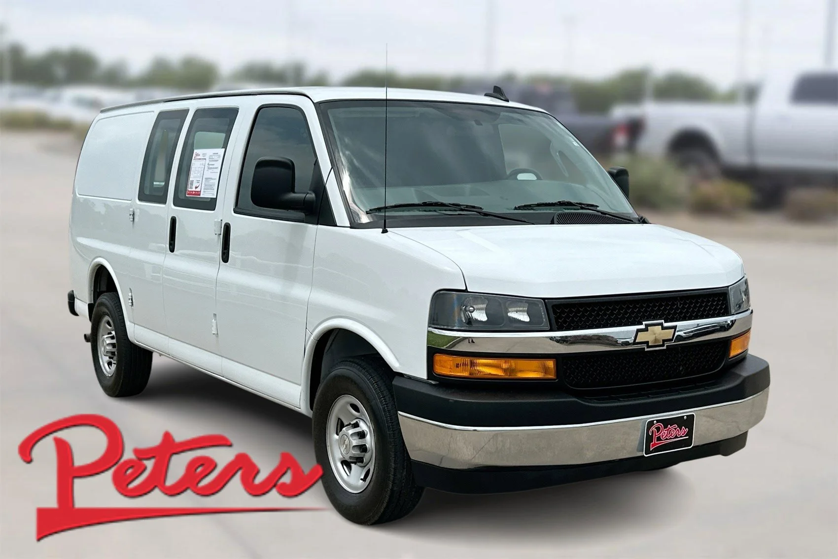 Used 2024 Summit White Chevrolet Work Van image 1