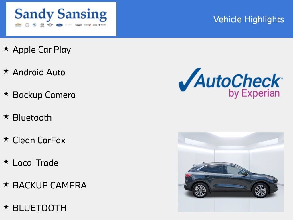 Used 2022 Blue Metallic Ford SEL image 7