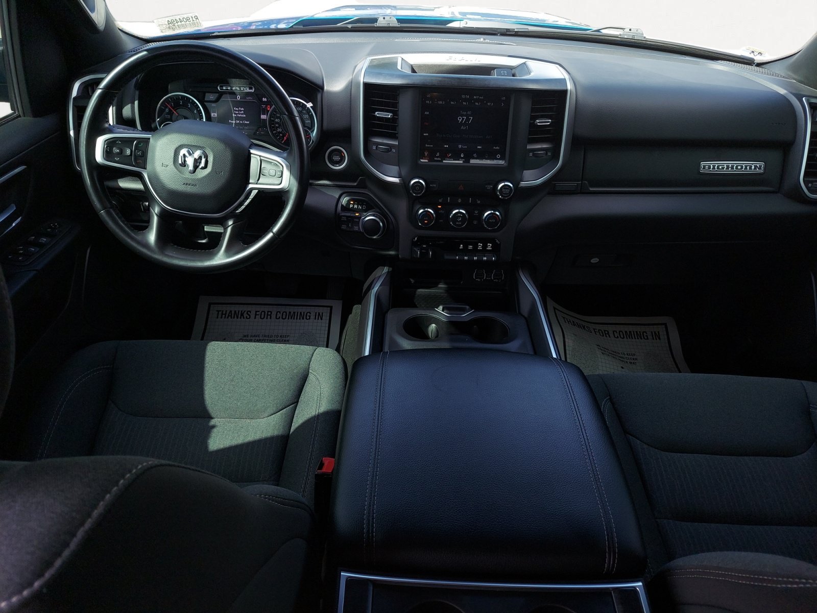 Used 2021 Hydro Blue Pearlcoat Ram Big Horn image 3