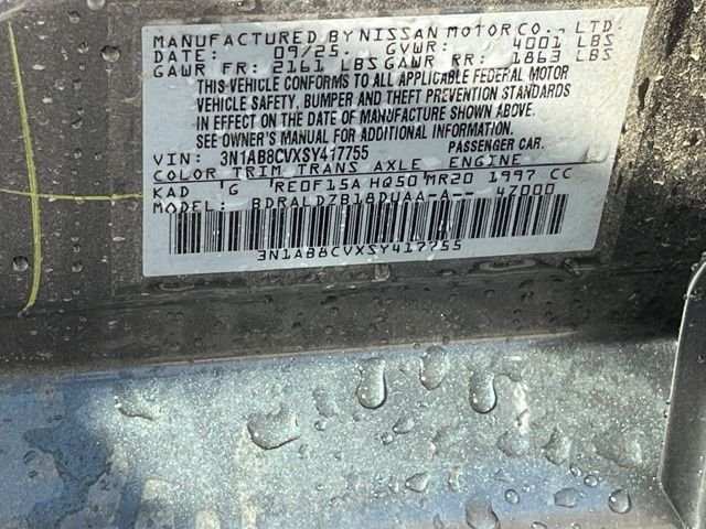 Used 2025 Gun Metallic Nissan SV image 34