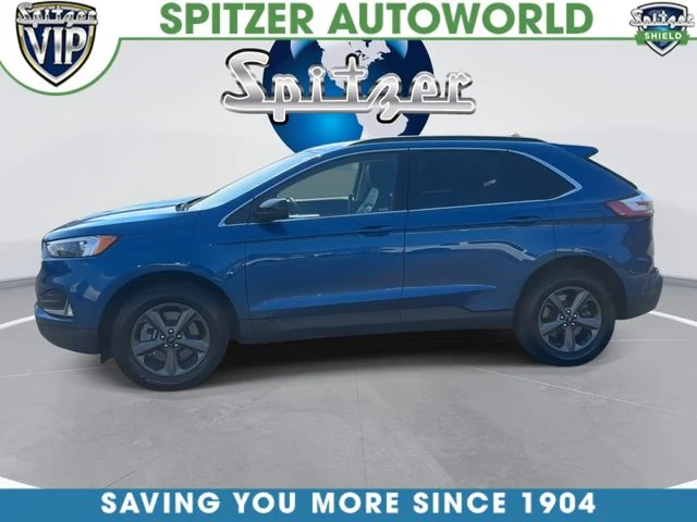 Certified Used 2022 Atlas Blue Metallic Ford SEL image 6