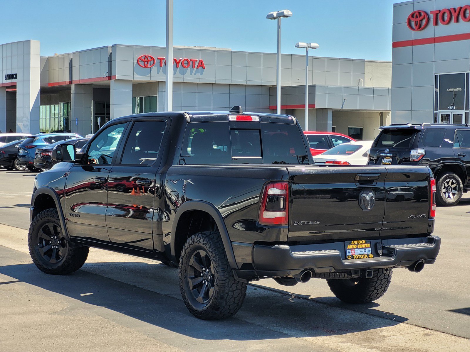 Used 2020 Diamond Black Crystal Pearlcoat Ram Rebel image 6