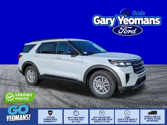 New 2026 Space White Metallic Ford Active image 1