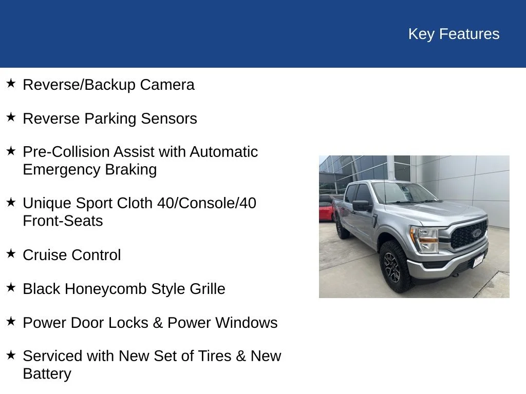 Certified Used 2022 Iconic Silver Metallic Ford STX image 33