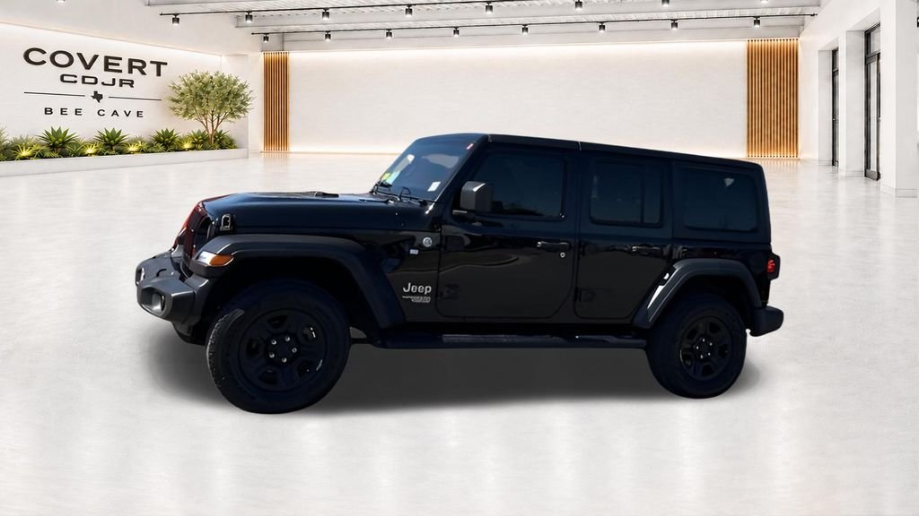 Used 2021 Black Jeep Unlimited Sport image 5